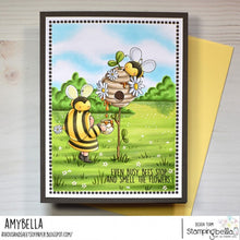 Load image into Gallery viewer, Bundle Girl And The Beehive Rubber Stamp
