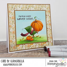 Load image into Gallery viewer, Bundle Girl At The Pumpkin Patch Rubber Stamp
