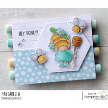 Load image into Gallery viewer, Bundle Girl Beekeeper Rubber Stamp
