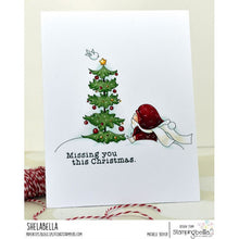 Load image into Gallery viewer, Bundle Girl With A Christmas Tree And A Birdie Rubber Stamp
