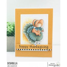 Load image into Gallery viewer, Bundle Girl On A Turkey Rubber Stamp
