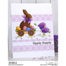 Load image into Gallery viewer, Bundle Girl With A Chocolate Bunny Rubber Stamp
