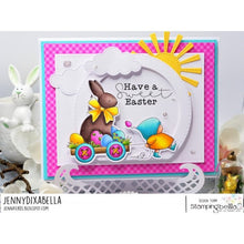 Load image into Gallery viewer, Bundle Girl With A Chocolate Bunny Rubber Stamp
