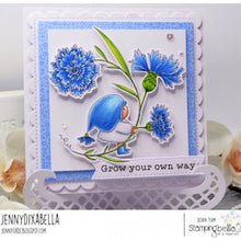 Load image into Gallery viewer, Bundle Girl With A Cornflower Rubber Stamp
