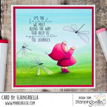 Load image into Gallery viewer, Bundle Girl With Dragonflies Rubber Stamp
