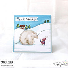 Load image into Gallery viewer, Bundle Girl With Polar Bear Rubber Stamp
