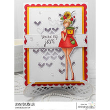 Load image into Gallery viewer, Curvy Girl Loves Jam Rubber Stamp
