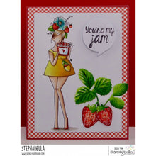 Load image into Gallery viewer, Curvy Girl Loves Jam Rubber Stamp
