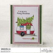 Load image into Gallery viewer, Christmas Camper Rubber Stamp
