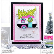 Load image into Gallery viewer, Christmas Camper Rubber Stamp
