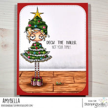 Load image into Gallery viewer, Christmas Tree Oddball Rubber Stamp
