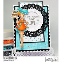 Load image into Gallery viewer, Curvy Girl Baker Rubber Stamp
