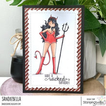 Load image into Gallery viewer, Curvy Girl Devil Rubber Stamp
