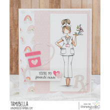 Load image into Gallery viewer, Curvy Girl Nurse Rubber Stamp
