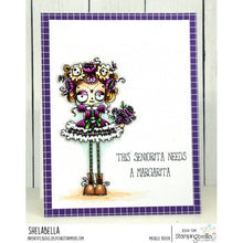 Load image into Gallery viewer, Day Of The Dead Oddball Rubber Stamp
