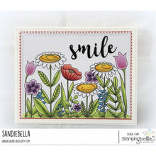 Load image into Gallery viewer, Floral Forest Backdrop Rubber Stamp
