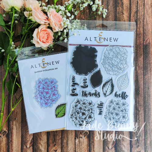 Garden Hydrangea Stamp & Die Bundle