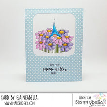 Load image into Gallery viewer, Gnome Bouquet Rubber Stamp
