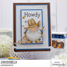 Load image into Gallery viewer, Gnome Cowboy Rubber Stamp
