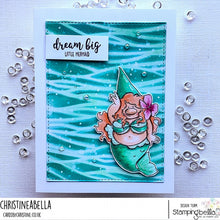 Load image into Gallery viewer, Gnome Mermaid Rubber Stamp
