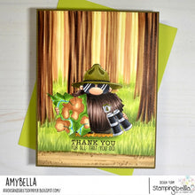 Load image into Gallery viewer, Gnome Park Ranger Rubber Stamp
