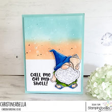 Load image into Gallery viewer, Gnome With A Seashell Rubber Stamp
