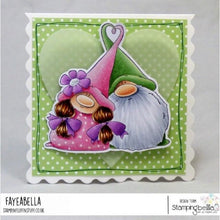 Load image into Gallery viewer, Lovey Gnomes Rubber Stamp
