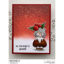 Load image into Gallery viewer, Mini Oddball Christmas Pudding Rubber Stamp
