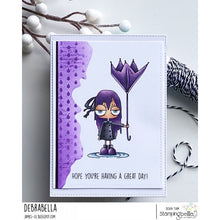 Load image into Gallery viewer, Mini Oddball Weather Girls Rubber Stamp
