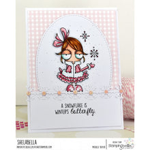 Load image into Gallery viewer, Mini Snowflake Oddball Rubber Stamp
