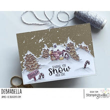 Load image into Gallery viewer, North Pole Backdrop Rubber Stamp
