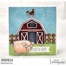 Load image into Gallery viewer, Oddball Barn, Hay And Fence Rubber Stamp
