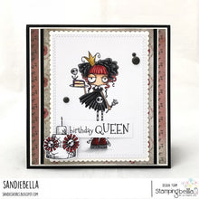 Load image into Gallery viewer, Oddball Birthday Queen Rubber Stamp
