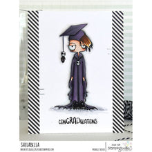 Load image into Gallery viewer, Oddball Boy Graduate Rubber Stamp
