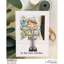 Load image into Gallery viewer, Oddball Boy Teacher Rubber Stamp
