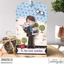 Load image into Gallery viewer, Oddball Boy Teacher Rubber Stamp
