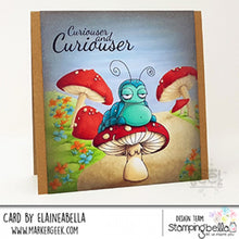 Load image into Gallery viewer, Oddball Caterpillar (Alice In Wonderland Collection) Rubber Stamp
