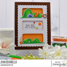 Load image into Gallery viewer, Oddball Dino Trio Stamp Set (Three Stamps) Rubber Stamp
