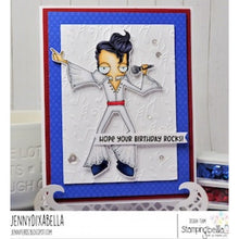 Load image into Gallery viewer, Oddball Elvis Rubber Stamp
