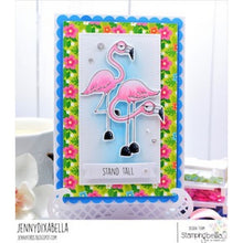 Load image into Gallery viewer, Oddball Flamingos Rubber Stamp
