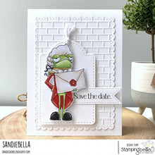 Load image into Gallery viewer, Oddball Frog Footman (Alice In Wonderland Collection) Rubber Stamp
