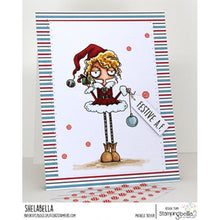 Load image into Gallery viewer, Oddball Girl Elf Rubber Stamp
