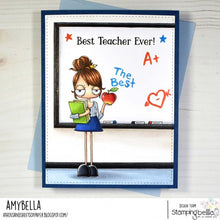 Load image into Gallery viewer, Oddball Girl Teacher Rubber Stamp
