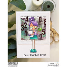 Load image into Gallery viewer, Oddball Girl Teacher Rubber Stamp
