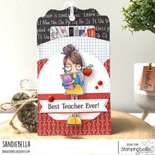 Load image into Gallery viewer, Oddball Girl Teacher Rubber Stamp
