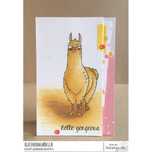 Load image into Gallery viewer, Oddball Llama Rubber Stamp
