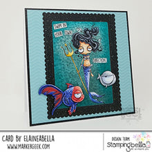 Load image into Gallery viewer, Oddball Mermaid Set Rubber Stamp
