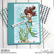 Load image into Gallery viewer, Oddball Mermaid Set Rubber Stamp
