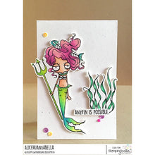 Load image into Gallery viewer, Oddball Mermaid Set Rubber Stamp
