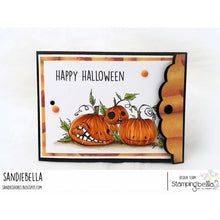 Load image into Gallery viewer, Oddball Naughty Pumpkins Rubber Stamp
